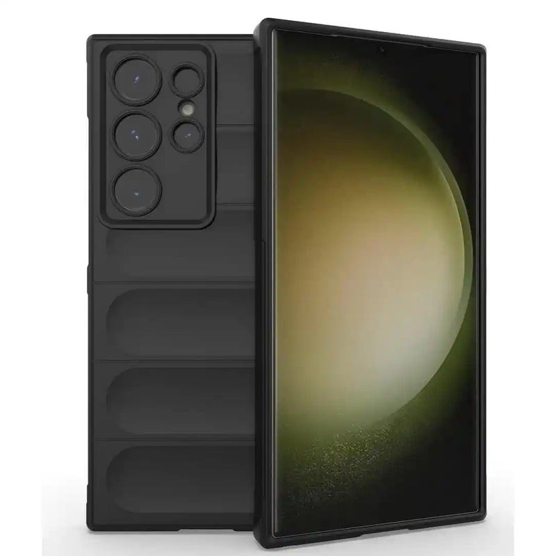 Shield Silicone - Mobile Case for Samsung Galaxy S24 Ultra 5G - 6.8 Inches - (INR 169 Only for prepaid orders)