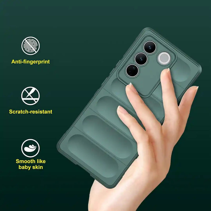 Shield Silicone - Mobile Case for Vivo V27 5G - 6.78 Inches - (INR 169 Only for prepaid orders)