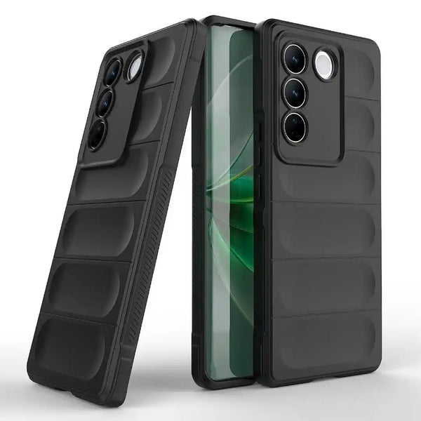 Shield Silicone - Mobile Case for Vivo V27 Pro 5G - 6.78 Inches - (INR 169 Only for prepaid orders)