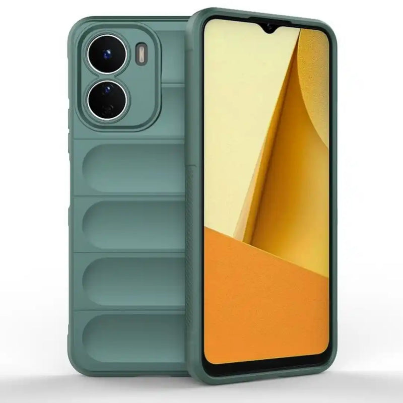 Shield Silicone - Mobile Case for Vivo Y16 - 6.51 Inches - (INR 169 Only for prepaid orders)