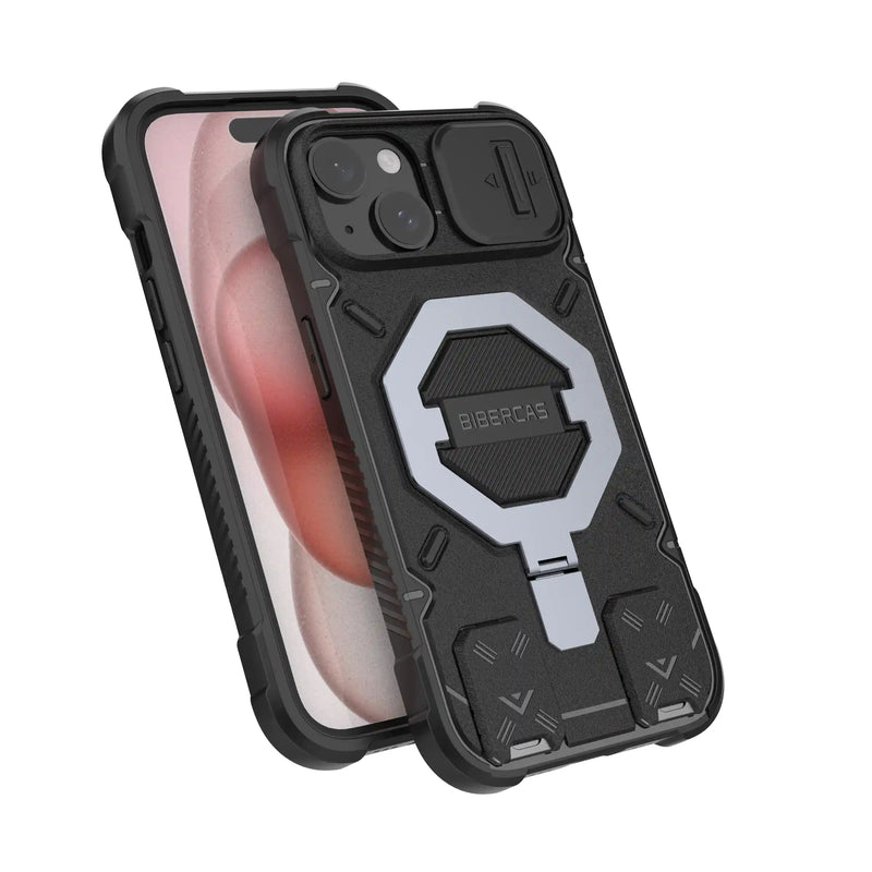 Trek Armour - Mobile Back Case With Lanyard for iPhone 15 - 6.1 Inches