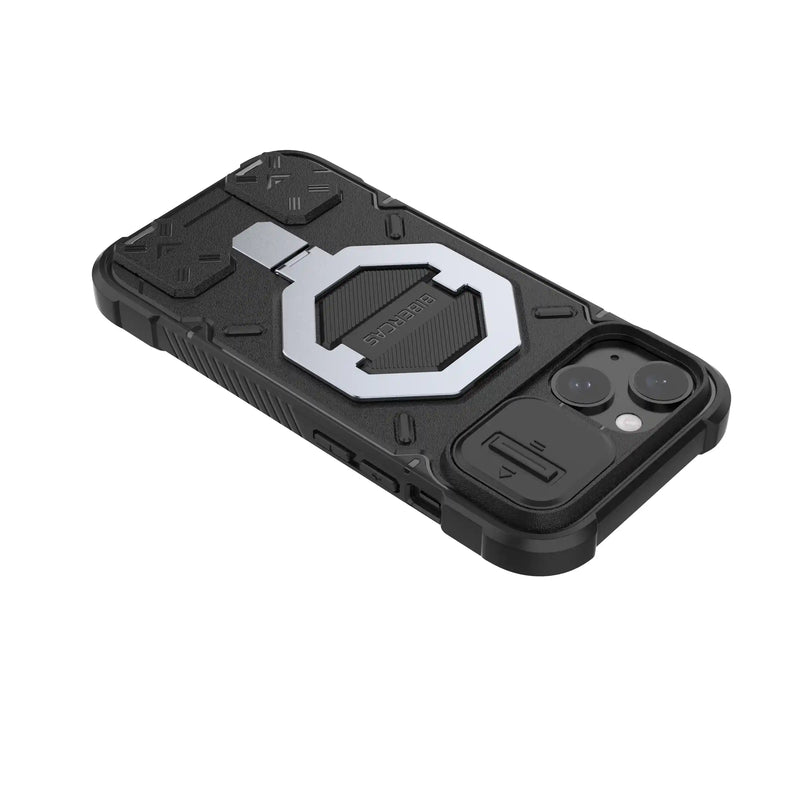 Trek Armour - Mobile Back Case With Lanyard for iPhone 15 - 6.1 Inches