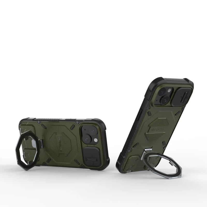 Trek Armour - Mobile Back Case With Lanyard for iPhone 15 - 6.1 Inches