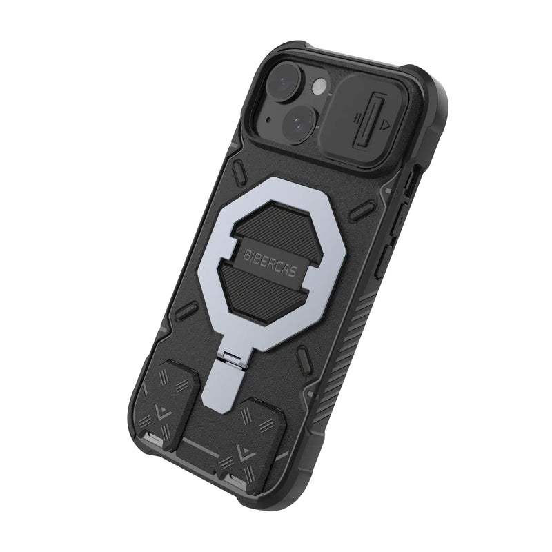 Trek Armour - Mobile Back Case With Lanyard for iPhone 15 - 6.1 Inches