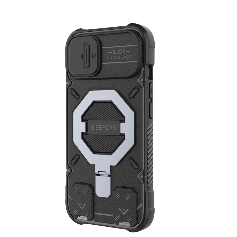 Trek Armour - Mobile Back Case With Lanyard for iPhone 15 - 6.1 Inches