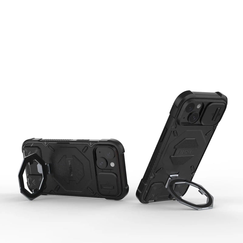 Trek Armour - Mobile Back Case With Lanyard for iPhone 15 - 6.1 Inches