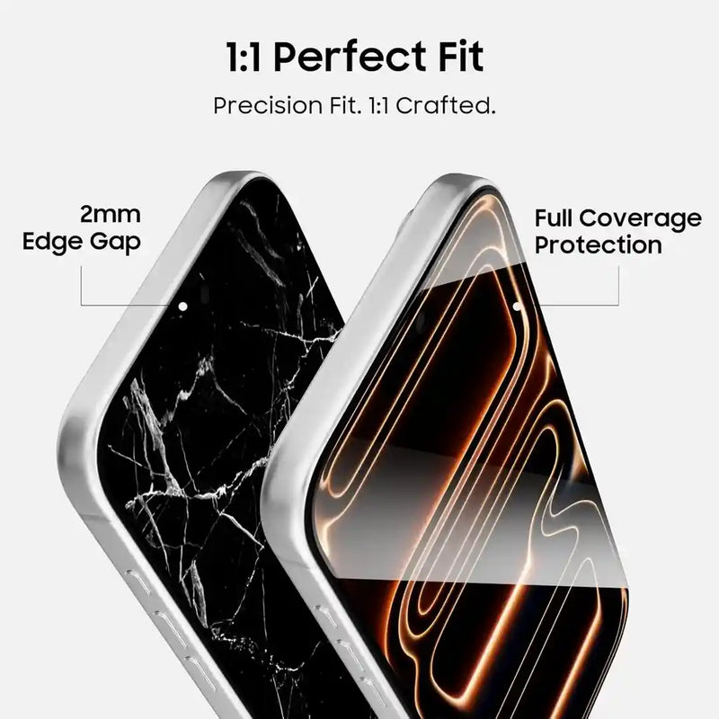 nPlusOne - 9H Tempered Glass for iPhone 16 - 6.1 Inches
