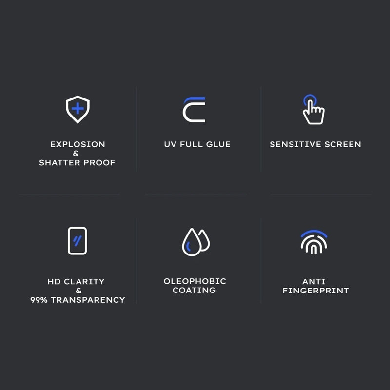 nPlusOne - UV Full Glue Tempered Glass for Oppo Reno 11 Pro 5G - 6.7 Inches