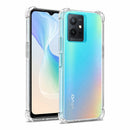 nPlusOne clear TPU back cover fitted on Vivo T1 5G