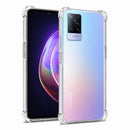 nPlusOne clear TPU back cover fitted on Vivo V21 4G