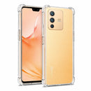nPlusOne clear TPU back cover fitted on Vivo V23 Pro 5G