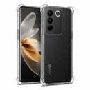 nPlusOne clear TPU back cover fitted on Vivo V27 Pro 5G
