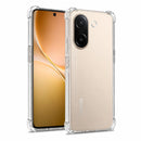 nPlusOne clear TPU back cover fitted on Vivo V60E 5G
