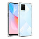nPlusOne clear TPU back cover fitted on Vivo Y21 (2021) 4G