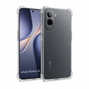 nPlusOne Clear TPU Back Cover for vivo T5 Pro 5G (6.83") - Transparent Shockproof Slim Case