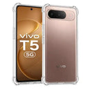 nPlusOne Clear TPU Back Cover for vivo T5 5G (6.83") - Transparent Shockproof Slim Case