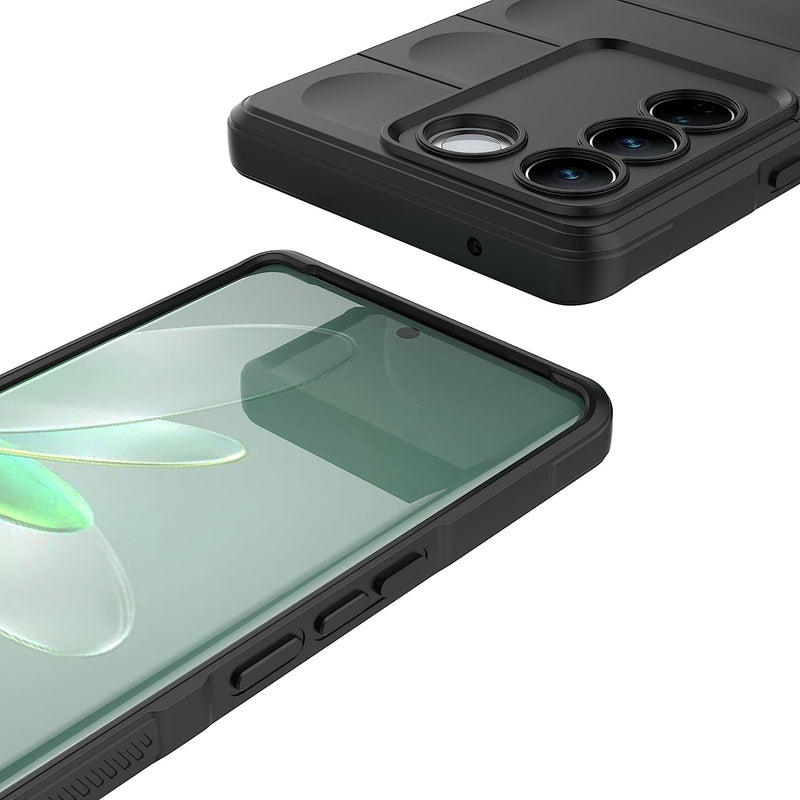 Shield Silicone - Mobile Case for Vivo V27 5G - 6.78 Inches - (INR 159 Only for prepaid orders)