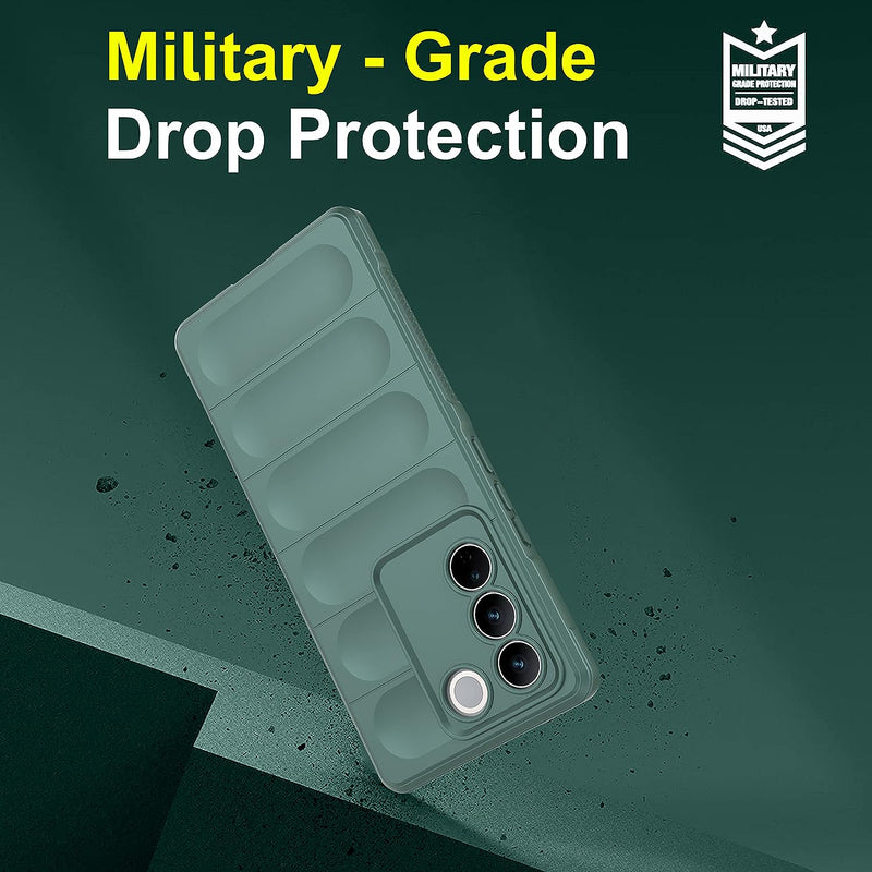 Shield Silicone - Mobile Case for Vivo V27 Pro 5G - 6.78 Inches - (INR 159 Only for prepaid orders)