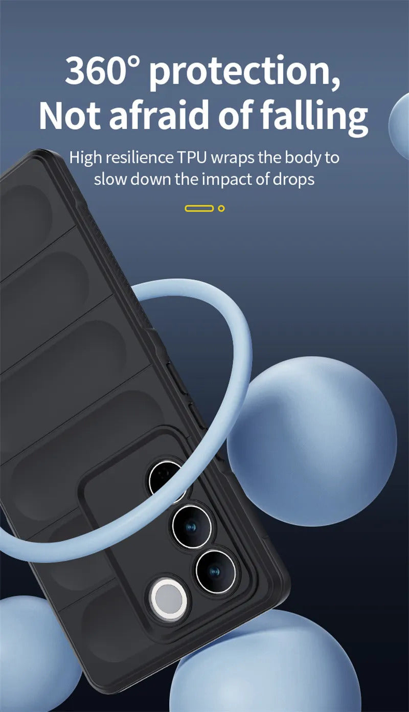 Shield Silicone - Mobile Case for Vivo V27 5G - 6.78 Inches - (INR 159 Only for prepaid orders)
