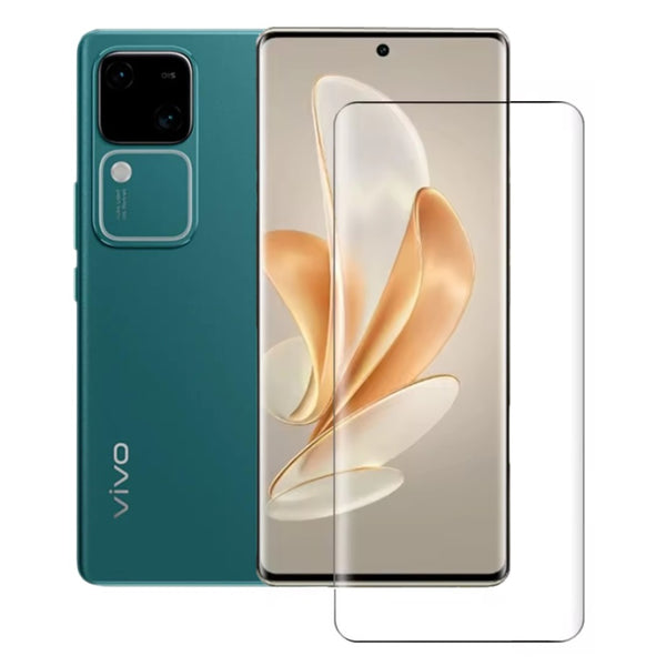 nPlusOne - UV Full Glue Tempered Glass for Vivo V30 5G - 6.78 Inches