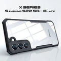 X Series Mobile Back Case for Samsung Galaxy S22 5G (6.1") | Shockproof Case | X Factor Case | Trans Design Case