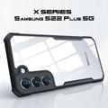 X Series Mobile Back Case for Samsung Galaxy S22 Plus 5G (6.6") | Shockproof Case | X Factor Case | Trans Design Case