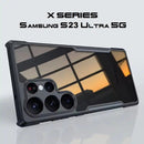 X Series Mobile Back Case for Samsung Galaxy S23 Ultra 5G (6.8") | Shockproof Case | X Factor Case | Trans Design Case