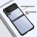 X Series Mobile Back Case for Samsung Galaxy Z Flip4 5G (6.7") | Shockproof Case | X Factor Case | Trans Design Case