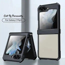 X Series Mobile Back Case for Samsung Galaxy Z Flip5 5G (6.7") | Shockproof Case | X Factor Case | Trans Design Case