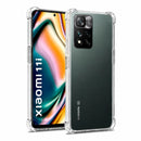 nPlusOne clear TPU back cover fitted on Xiaomi 11i 5G