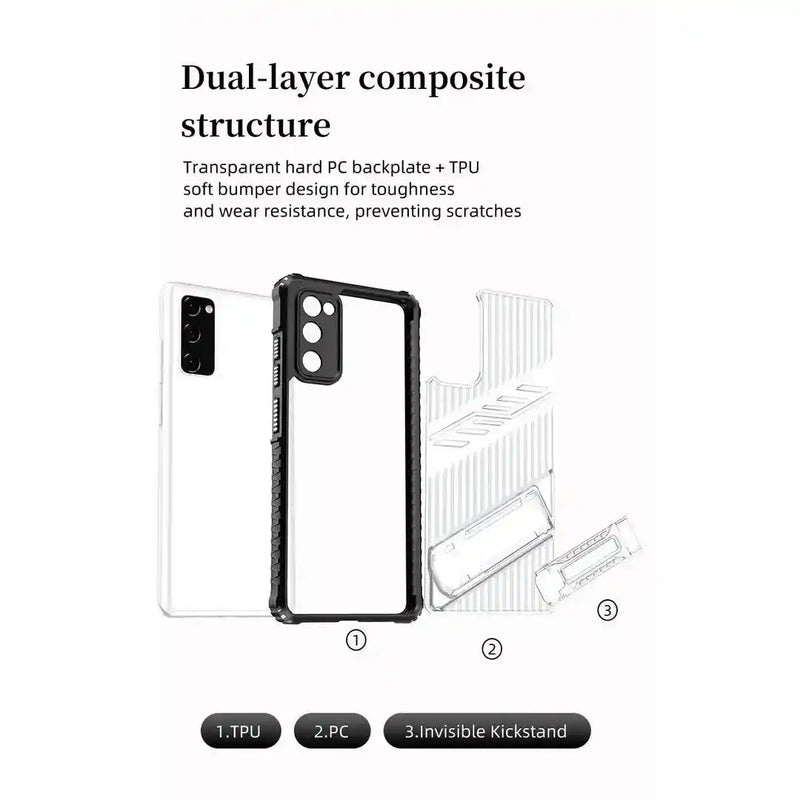 Xlegant Armour - Mobile Back Case for Samsung Galaxy S20 FE 5G - 6.5 Inches