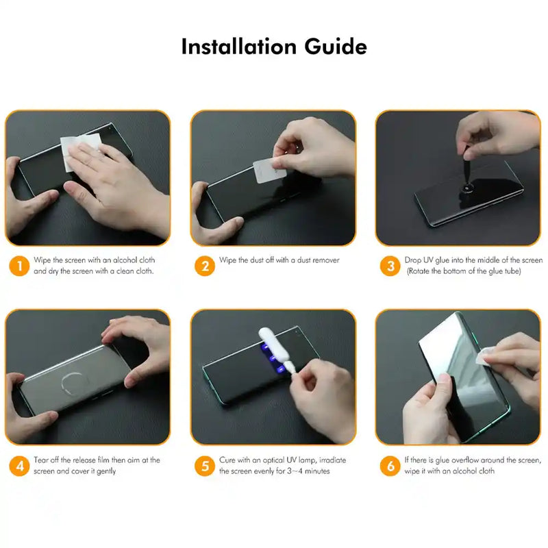 nPlusOne - UV Full Glue Tempered Glass for OnePlus 11R 5G - 6.74 Inches