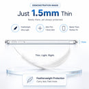 nPlusOne Clear TPU Back Cover for Nothing Phone 4a (6.78") - Transparent Shockproof Slim Case