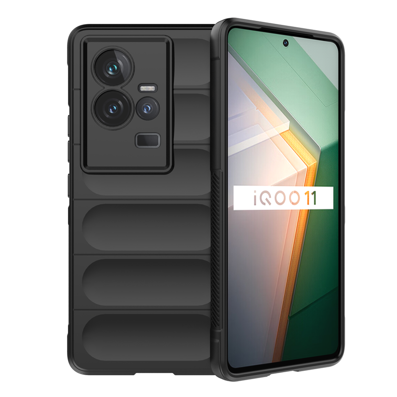 Shield Silicone - Mobile Case for IQOO 11 5G - 6.78 Inches - (INR 159 Only for prepaid orders)