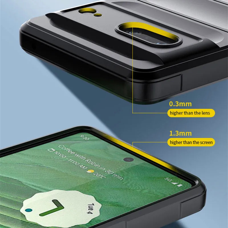 Shield Silicone - Back Case for Google Pixel 7 5G - 6.3 Inches
