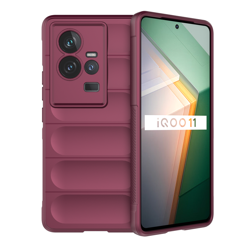 Shield Silicone - Mobile Case for IQOO 11 5G - 6.78 Inches - (INR 159 Only for prepaid orders)