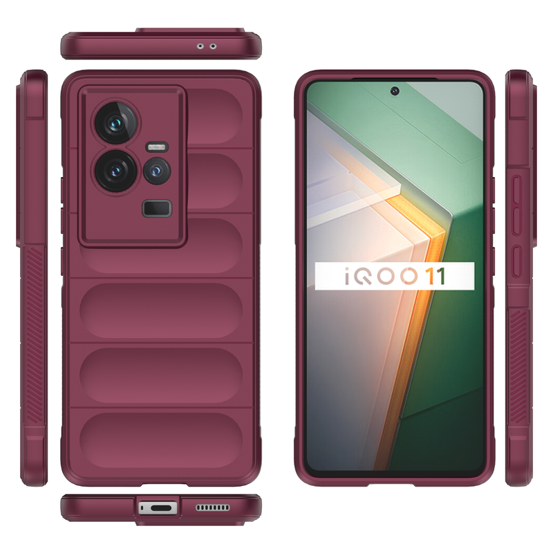 Shield Silicone - Mobile Case for IQOO 11 5G - 6.78 Inches - (INR 159 Only for prepaid orders)