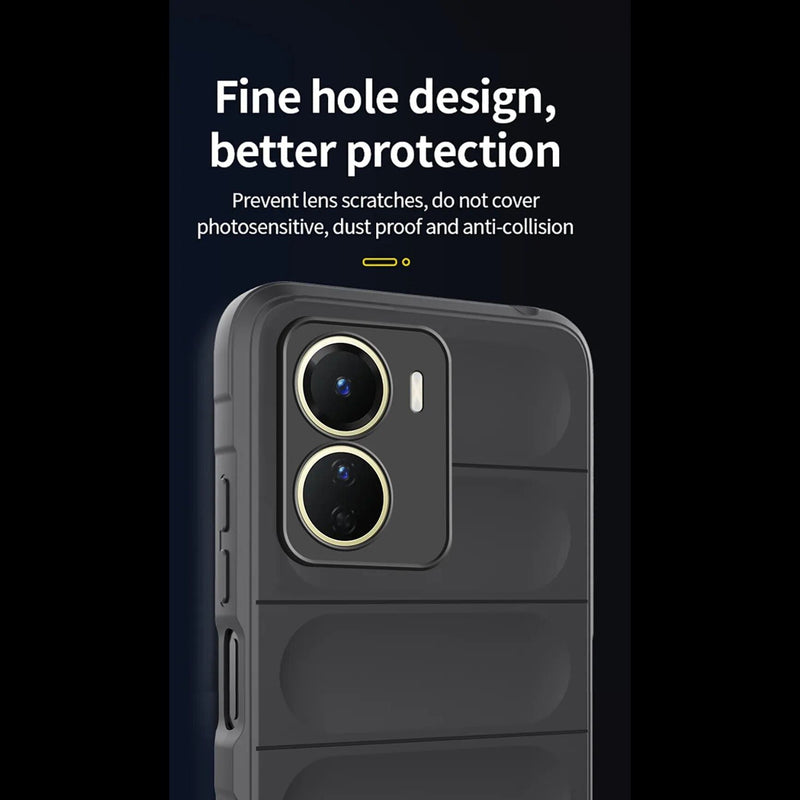 Shield Silicone - Mobile Case for Vivo Y16 - 6.51 Inches - (INR 159 Only for prepaid orders)