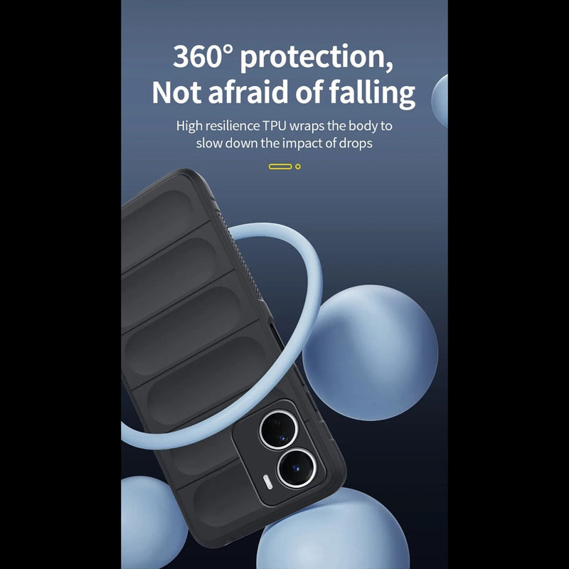 Shield Silicone - Mobile Case for Vivo Y16 - 6.51 Inches - (INR 159 Only for prepaid orders)