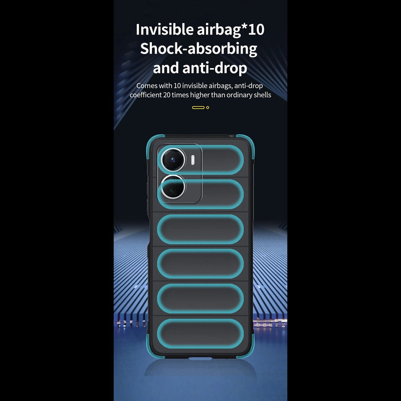 Shield Silicone - Mobile Case for Vivo Y16 - 6.51 Inches - (INR 159 Only for prepaid orders)