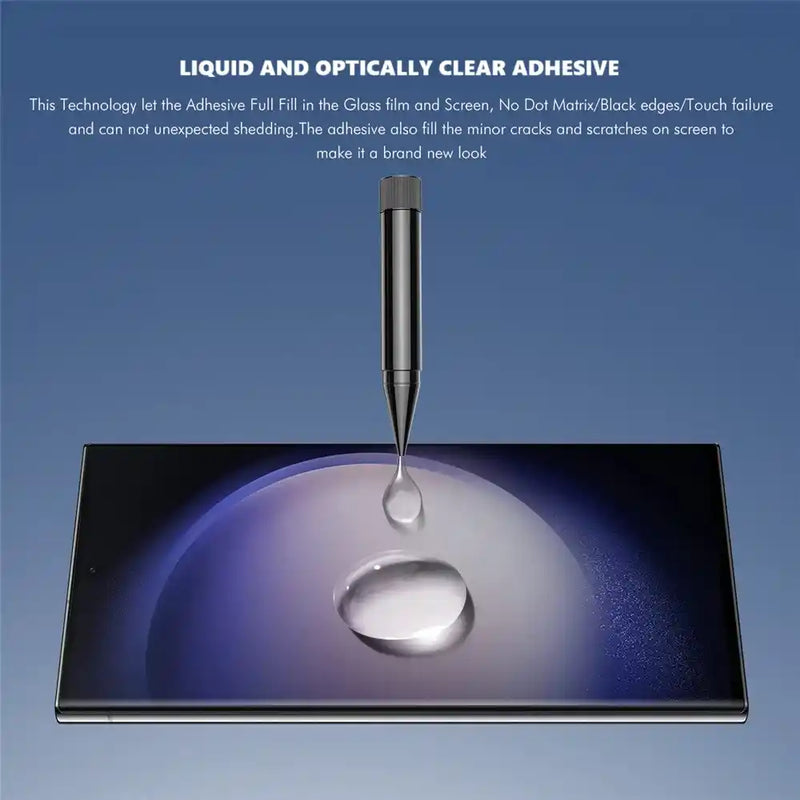 nPlusOne - UV Full Glue Tempered Glass for Realme GT 6 5G - 6.78 Inches