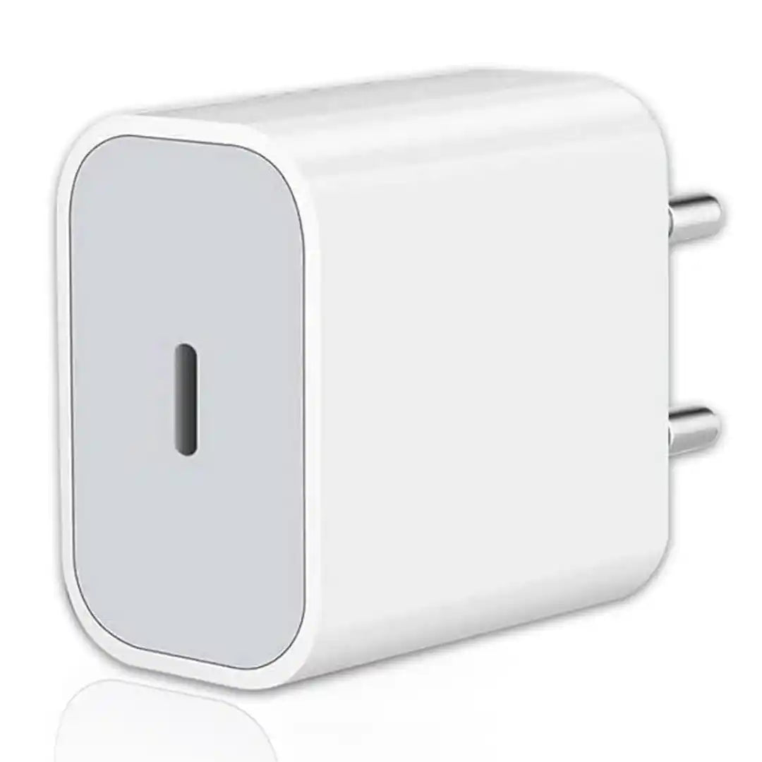 nPlusOne - 20W USB C Type Adapter Compatible with Apple Devices - Whit