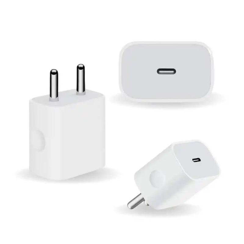 nPlusOne - 20W USB C Type Adapter Compatible with Apple Devices - White