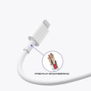 nPlusOne - 20W USB C Type Adapter & USB C To Lightning Charging Cable Compatible with Apple Devices - White