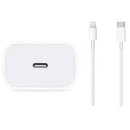 nPlusOne - 20W USB C Type Adapter & USB C To Lightning Charging Cable Compatible with Apple Devices - White