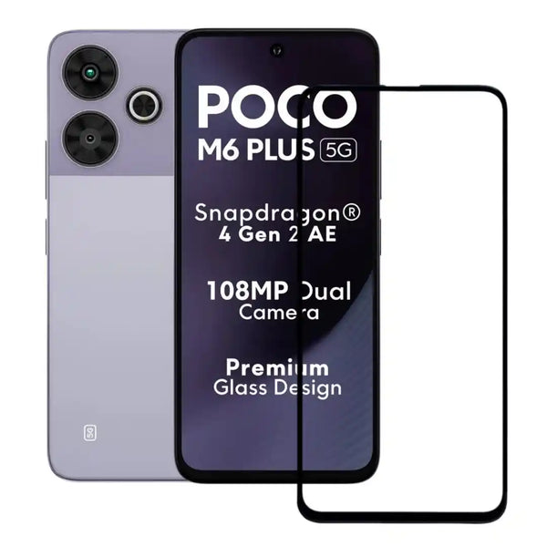 Poco M6 Plus 5G Tempered Glass