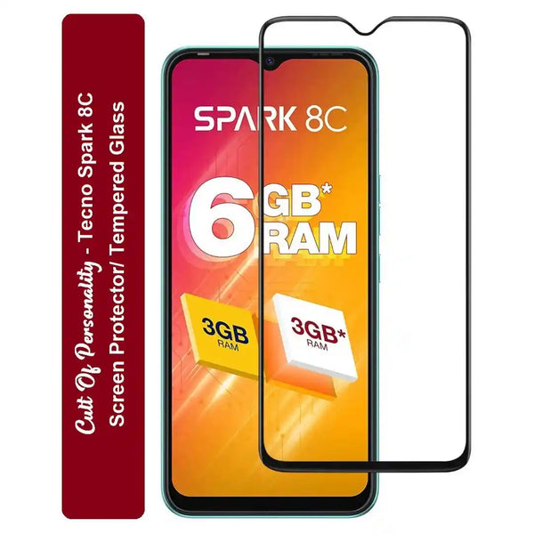 Tecno Spark 8C Tempered Glass