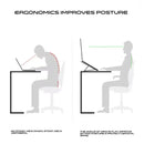 nPlusOne - Ergonomically Folding Aluminium Laptop Stand - Silver