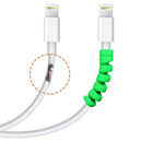 nPlusOne - Spiral Charger Cable Protector - Set of 3 (12 Pieces)