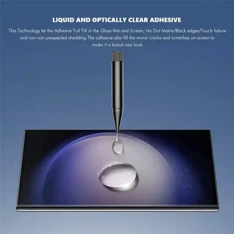 nPlusOne - UV Full Glue Tempered Glass for Oppo Reno 12 Pro 5G - 6.7 Inches